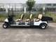 Installed With Plastic Cargo Box Small Electric Golf Carts 6 Seats Without Car Ceiling